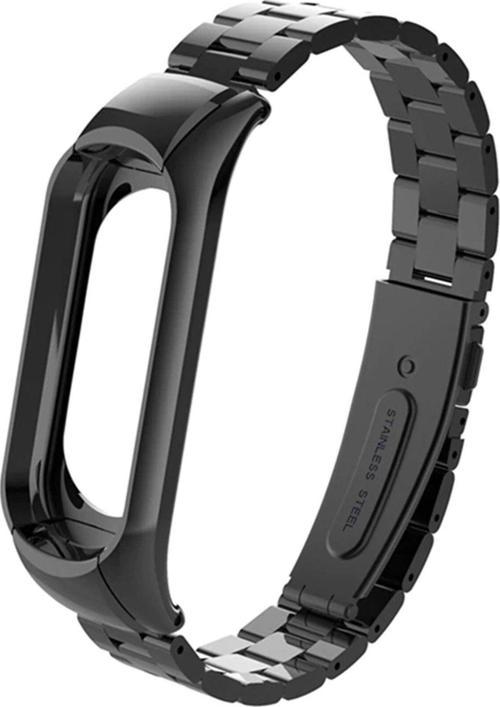 Xiaomi Mi Band 5 - Mi Band 6 Uyumlu Paslanmaz Çelik Kordon