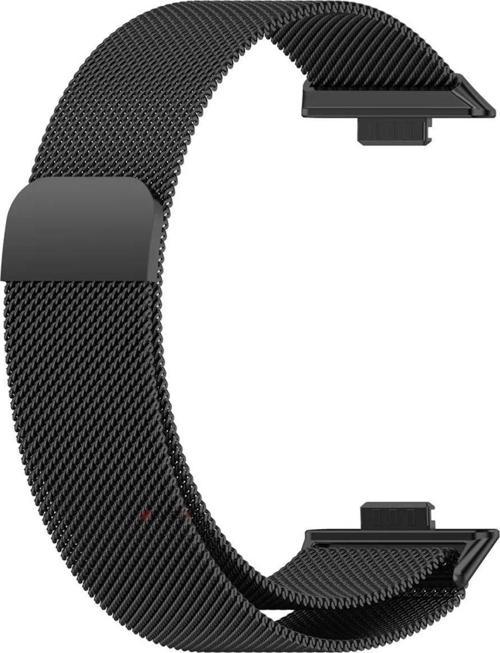 Huawei Watch Fit 4 Uyumlu Milano Hasır Örgü Metal Kordon