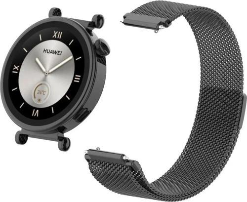 Huawei Watch Gt 4 (41Mm) Uyumlu Metal Hasır Kordon 18Mm
