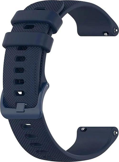Huawei Watch Gt 5 41Mm Uyumlu Damalı Silikon Kordon Kayış (18Mm)
