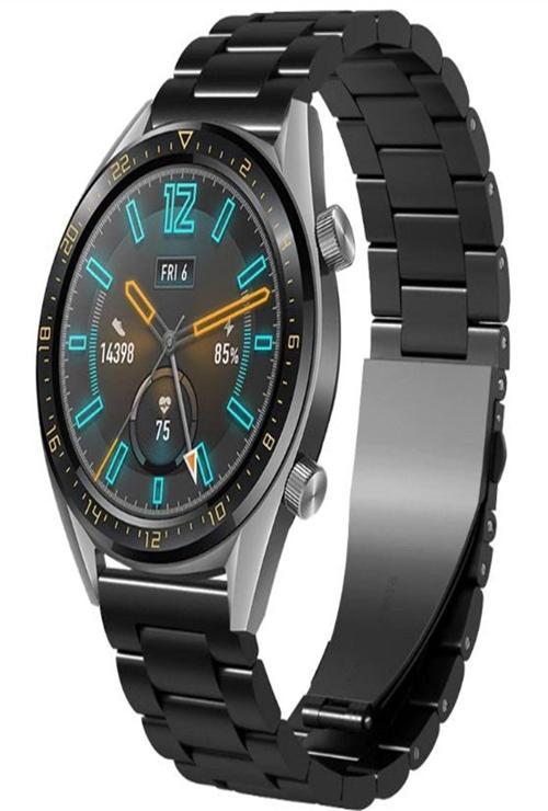 Huawei Gt2 Pro Watch 46Mm Metal Baklava Model Kordon Kayış + Nano Ekran Koruyucu