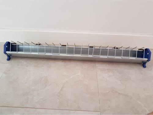 100 Cm Güvercin Civciv Metal Galvaniz Yemlik