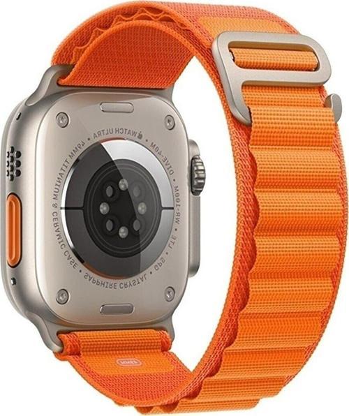 Apple Watch Seri 1/2/3/4/5/6/7/8/Se/Ultra 42Mm 44Mm 45Mm 49Mm Dikişsiz Kumaş Alpine Loop Kordon