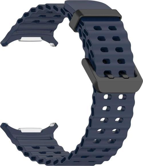 Samsung Galaxy Watch Ultra (47Mm) Uyumlu Delikli Tokalı Silikon Kordon