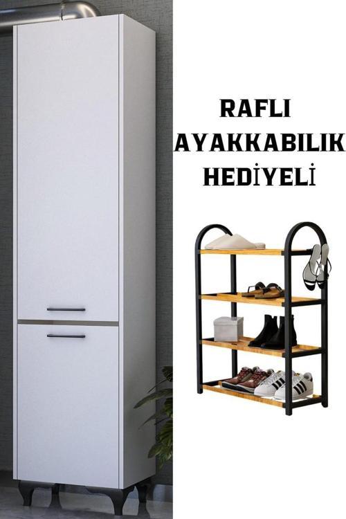 208 cm Kombi Dolabı + Ayakkabılık