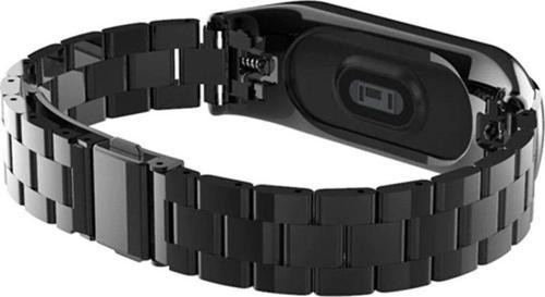 Xiaomi Mi Band 4 Uyumlu Paslanmaz Çelik Kordon