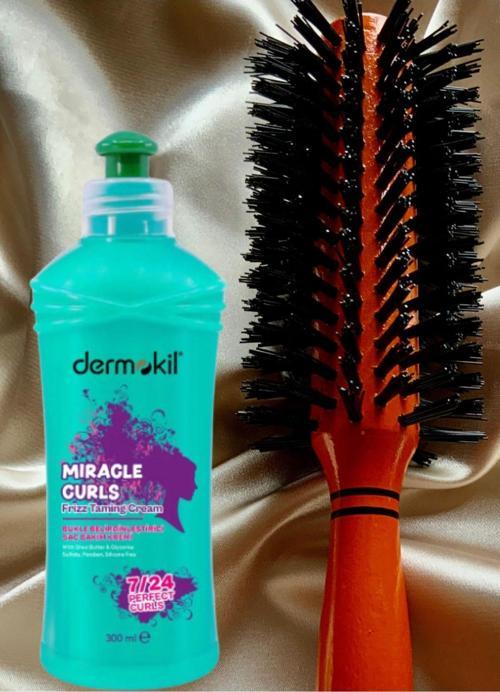 Bukle Belirginleştirici Saç Bakım Kremi 300 ml ve Saç Fırçası