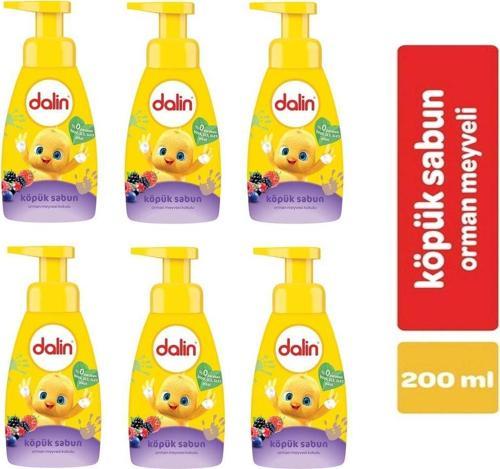 Çocuk Köpük Sabun Orman Meyvesi Kokulu 200 Ml X 6 Adet