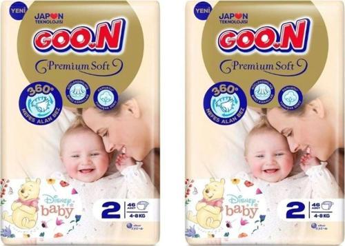 Goon Premium Soft Bebek Bezi 2 Numara 46'lı X 2 Adet