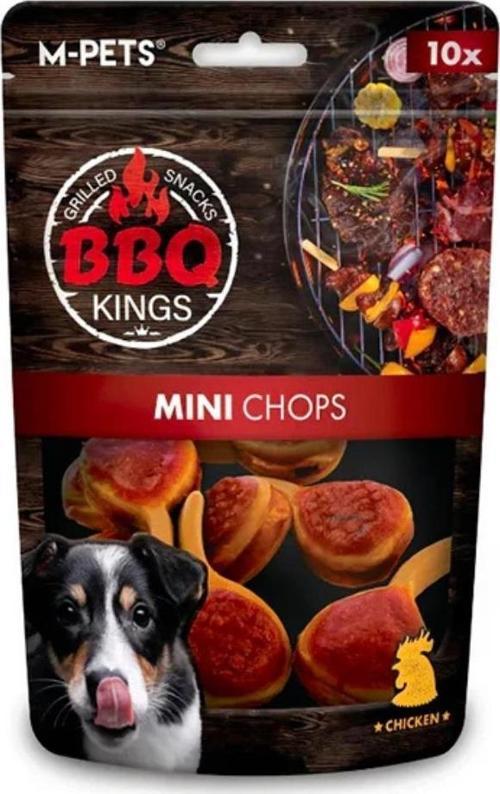 M-Pets BBQ Kings Mini Chops Tavuklu Mini Köpek Ödülü 135gr