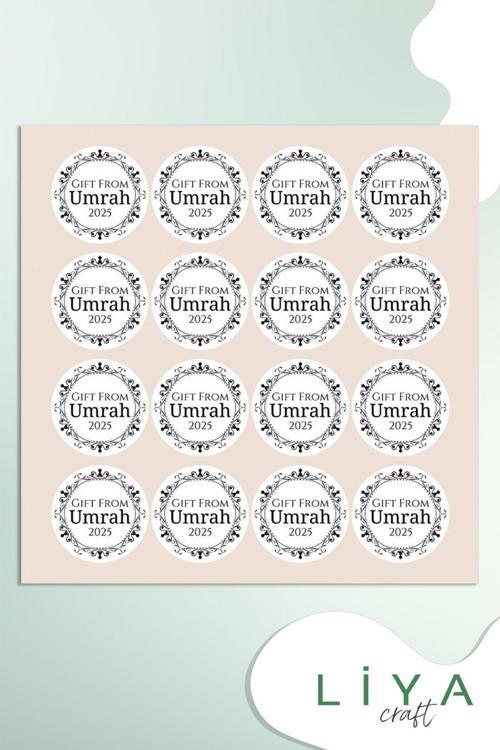 Umre Hediyelik Sticker 35 Adet