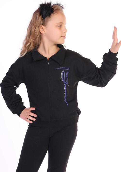 Toontoy Kız Çocuk Free Jeans Baskılı Sweatshirt