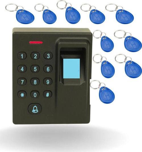 Parmak İzi Okuyucu Şifreli Kartlı Rfid Sifreli Kapı Açma Kilidi