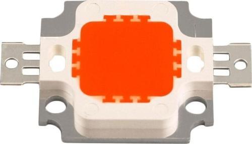 12V 10W Power Led Çipi Kırmızı Işık 10 Watt Projektör Cob Ledi 900Lm