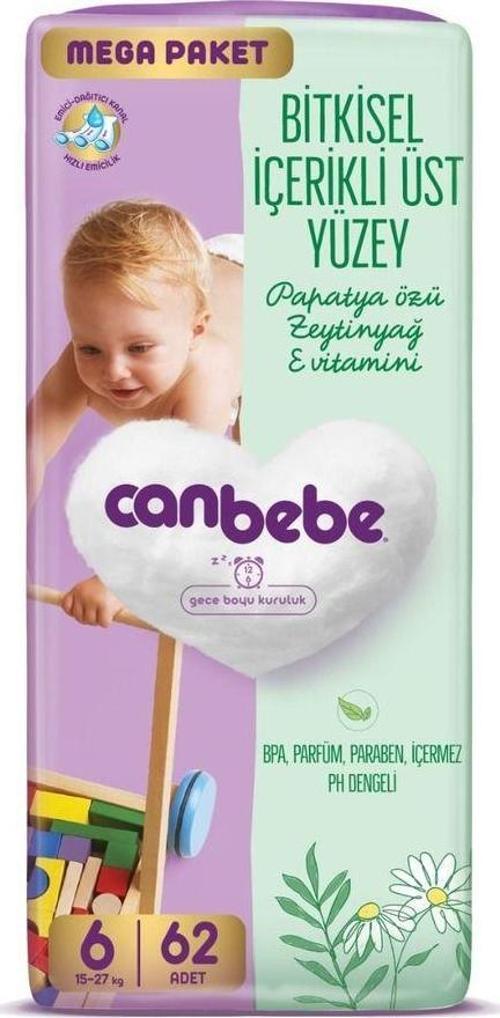 Bebek Bezi 6 Numara 62'Li