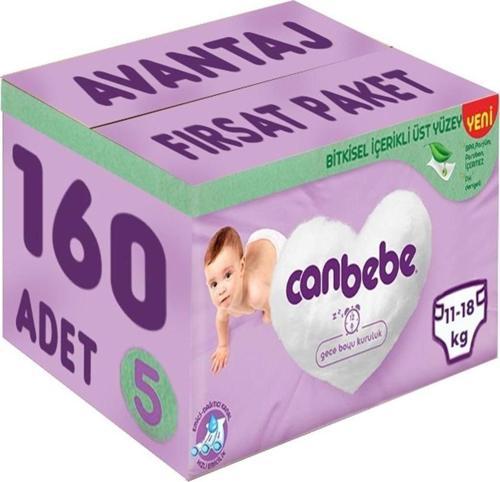 Bebek Bezi Beden:5 (11-18Kg) Junior 160 Adet Avantaj Fırsat Pk