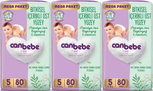 Bebek Bezi Beden:5 (11-18Kg) Junior 240 Adet Mega Aylık Fırsat Pk