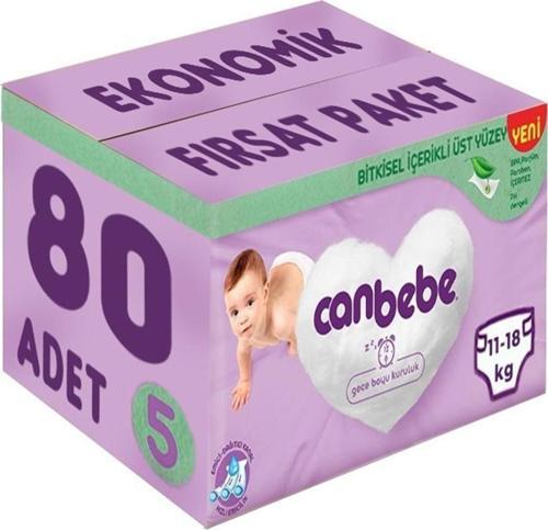 Bebek Bezi Beden:5 (11-18Kg) Junior 80 Adet Ekonomik Fırsat Pk