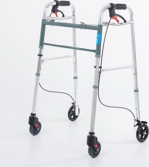 Comfort Plus 4 Tekerlekli Hareketli Katlanır Boy Ayarlanır Yürüteç Wolker