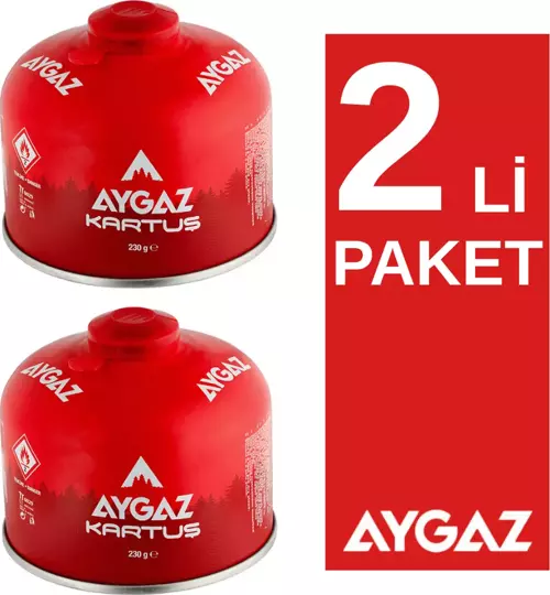 230 Gr Gaz Kartuşu - 2 Adet