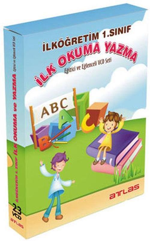 Atlas İlköğretim 1.Sınıf Okuma Yazma Vcd Seti 23 VCD + Rehberlik Kitapçığı