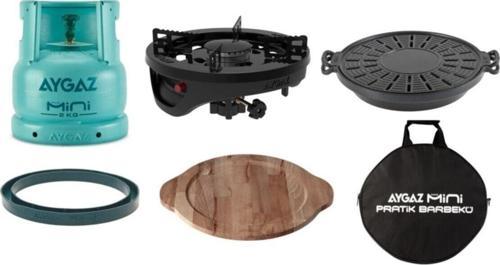 Mini Pratik Barbekü + Mini Ocak Ekstra + Mini Tüp