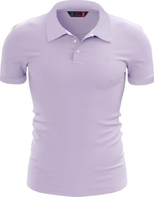 %100 Pamuk Polo T-Shirt IMPERO LİLA