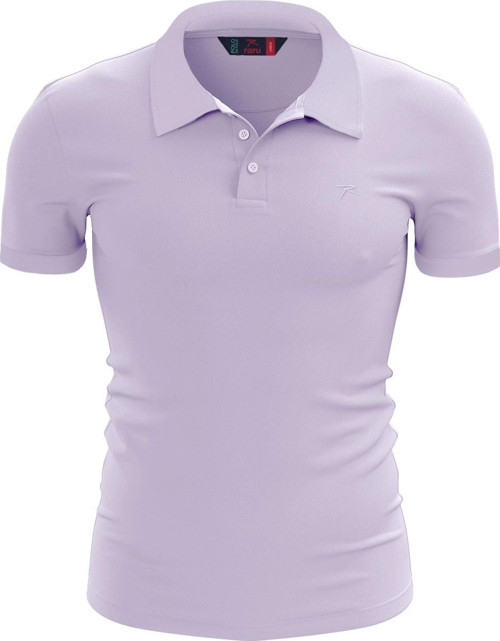 %100 Pamuk Polo T-Shirt IMPERO LİLA