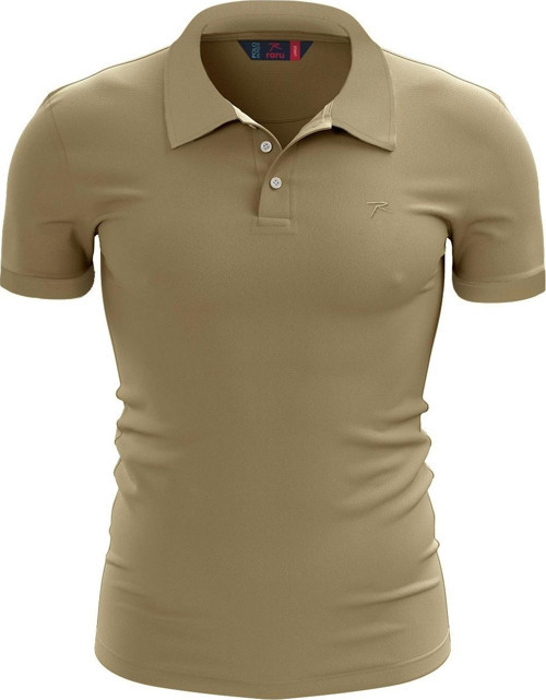 %100 Pamuk Polo T-Shirt IMPERO BEJ