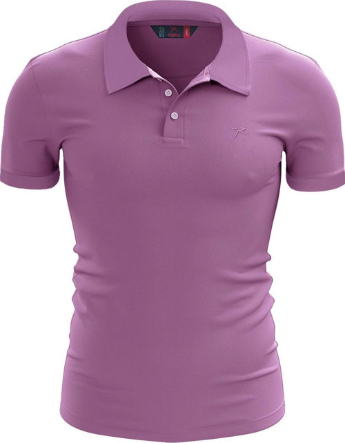 %100 Pamuk Polo T-Shirt IMPERO MOR