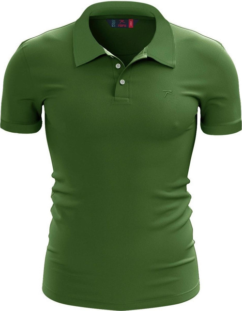 %100 Pamuk Polo T-Shirt IMPERO YEŞİL