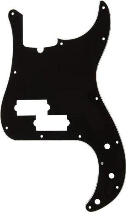 Pickguard Precision Bass 13-Hole Mount with Truss Rod Notch Black 3-Ply Pickguard