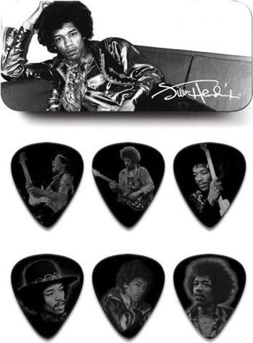 Jimi Hendrix Silver Portrait 6lı Pena Seti (Heavy)