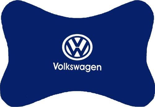 2'Li Set Volkswagen Araçlarla Uyumlu Ortopedik Mavi Oto Boyun Yastığı