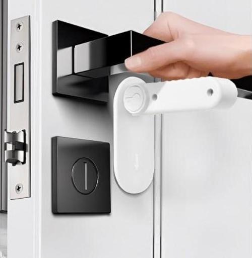 Büro Ev Ofis Bebek Güvenliği için Çocuk Koruyucu Kapı Kolu Kilidi