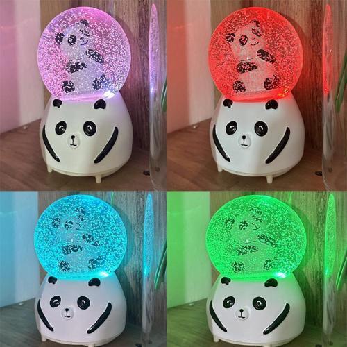 Büro Ev Ofis Dekoru için Panda Stil Maksi Kar Küresi