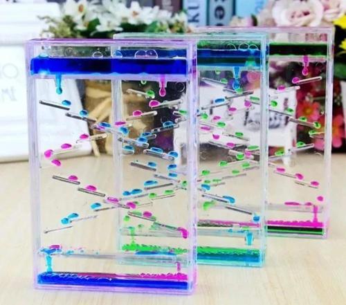 Büro Ev Ofis Dekoru için Sıvı Jel Stil Sulu Kum Saati