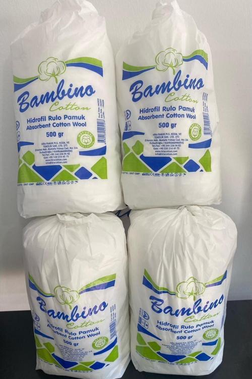 Hidrofil Rulo Pamuk 500 Gr*4