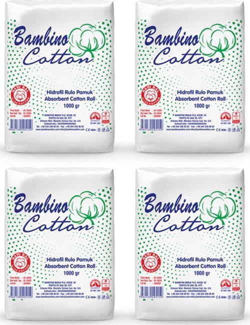 Hidrofil Rulo Pamuk 1000Gr X 4