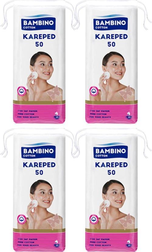 Kare Makyaj Temizleme Pamuğu 50Li X 4