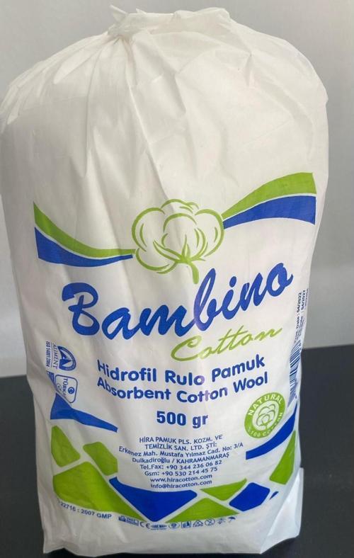 Bambino Hidrofil Rulo Pamuk 500 gr 