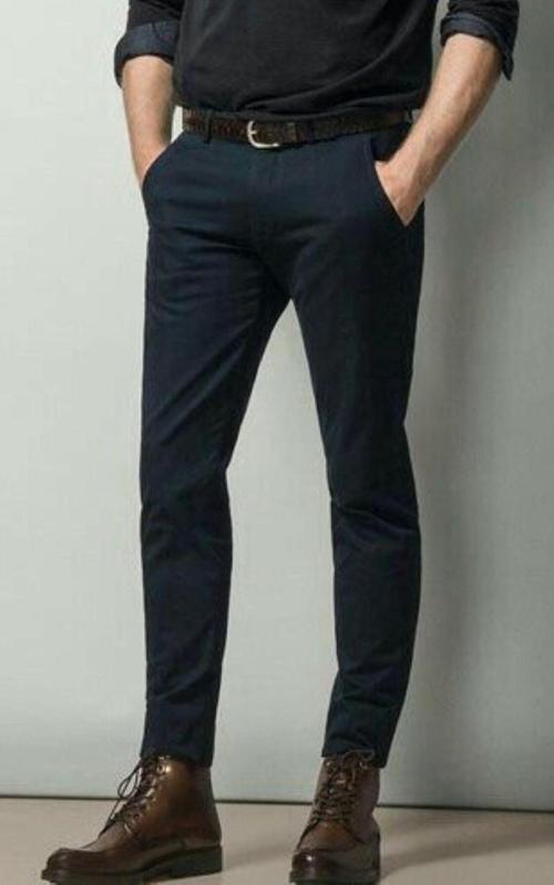 Man Erkek Slim Fit İtalyan Kesim Keten Pantolon