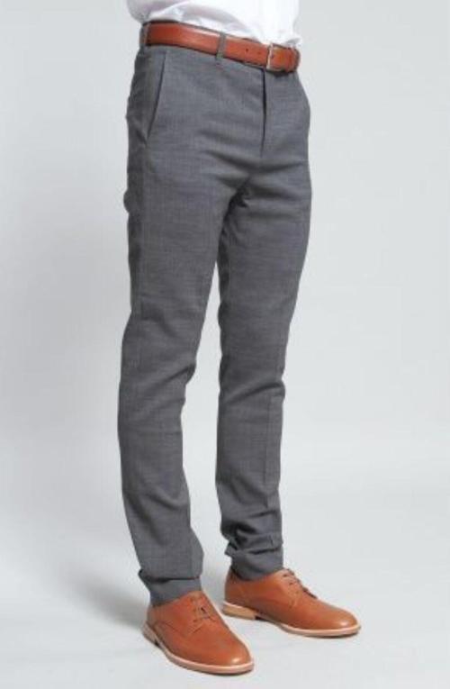 Man Erkek Slim Fit İtalyan Kesim Keten Pantolon