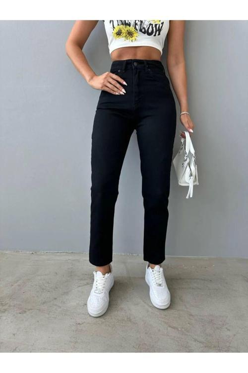 Lamira Siyahmom Jean Pantolon