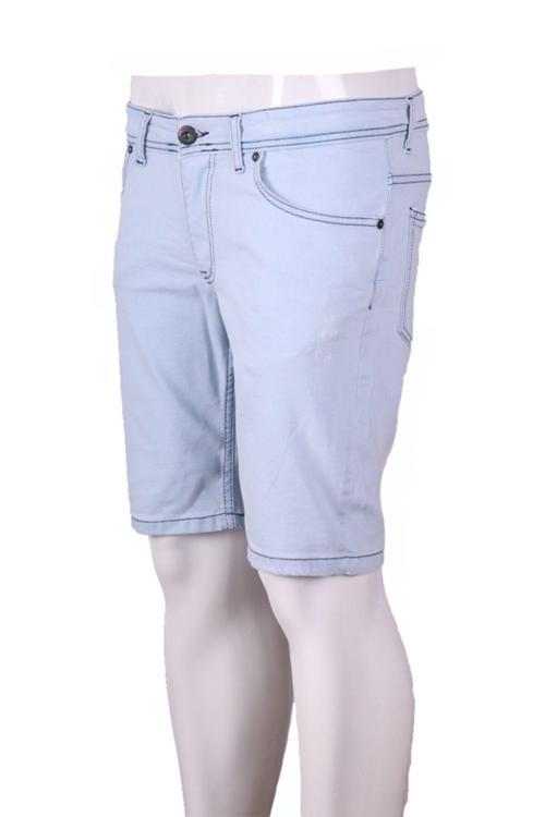 Erkek Denim Şort Mavi