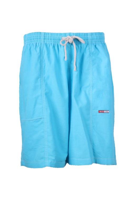 Erkek Mavi Rahat Kesim Şort