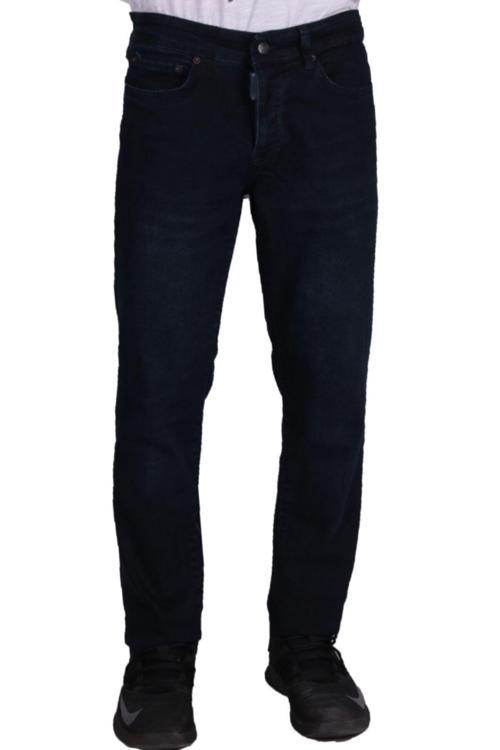 Erkek Lacivert Cepli Jeans