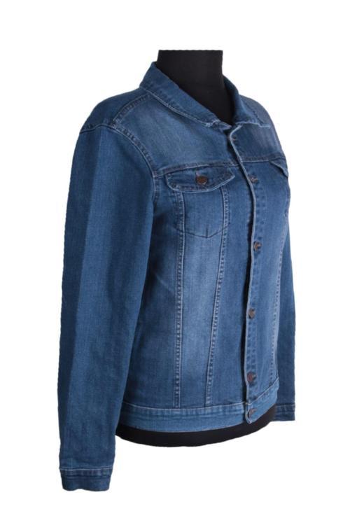 Trend Mont Denim Giyim Mavi Kot Ceket