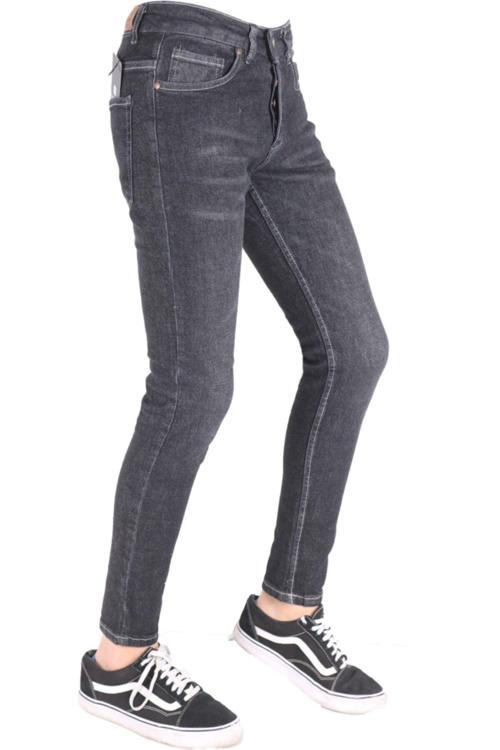 Erkek Denim East Trend Spor Giyim Antrasıt Füme