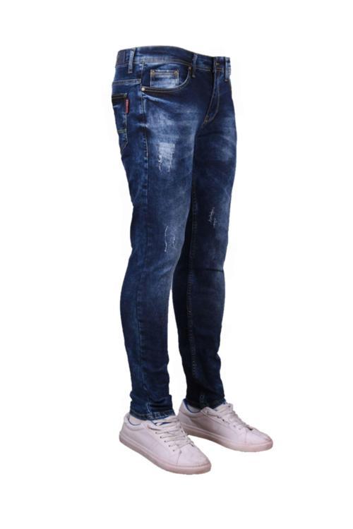 Erkek Trend Spor Giyim Koyu Mavi